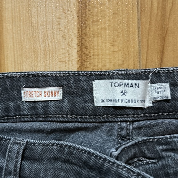 Topman grey stretch skinny jeans - Picture 2 of 4